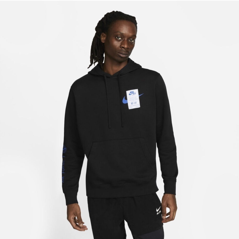 Nike Black Air Force One 40th Anniversary Hooded Sweatshirt- L- NWT